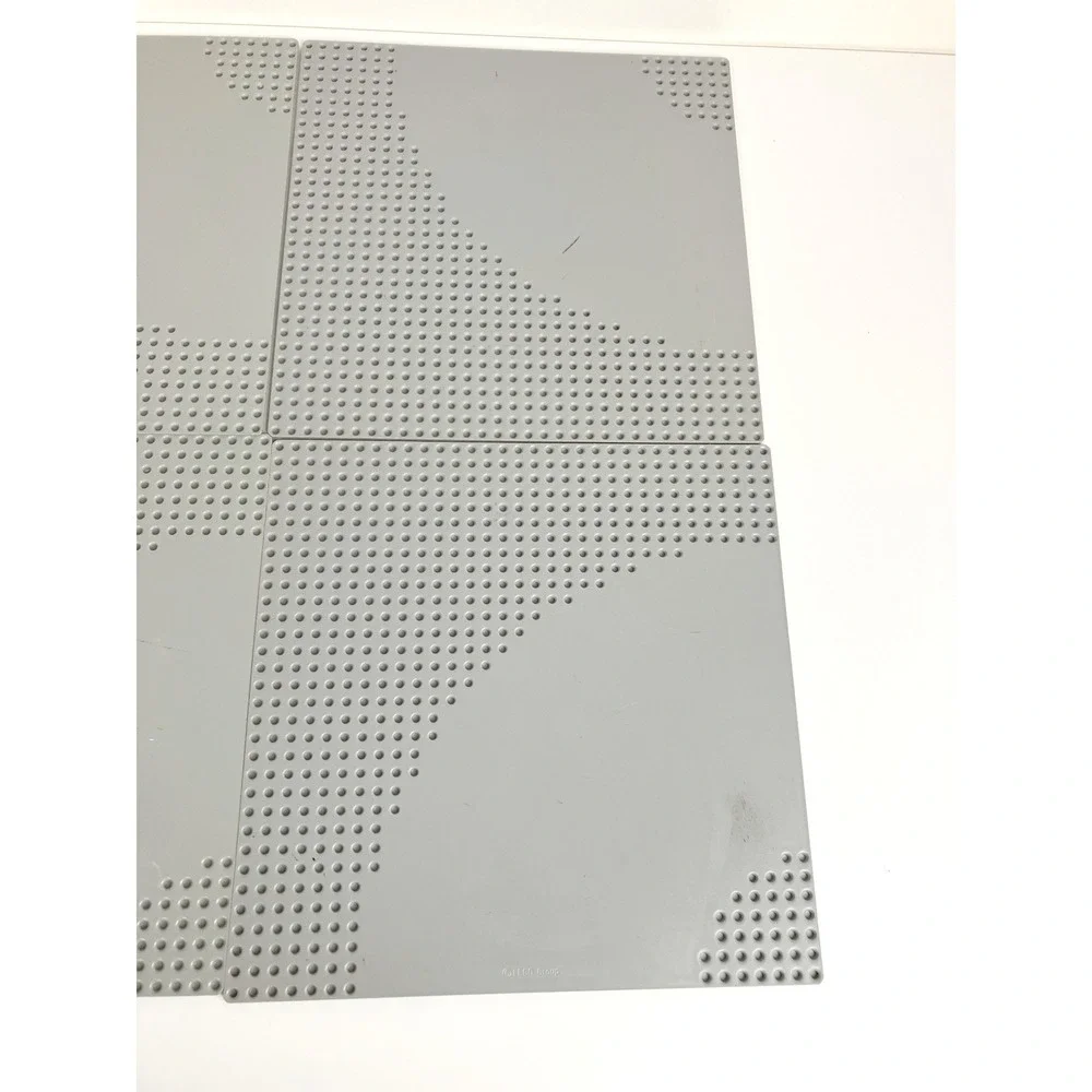 Lego Road Baseplates Curved And Straight Gray Vintage - Picture 5 of 6